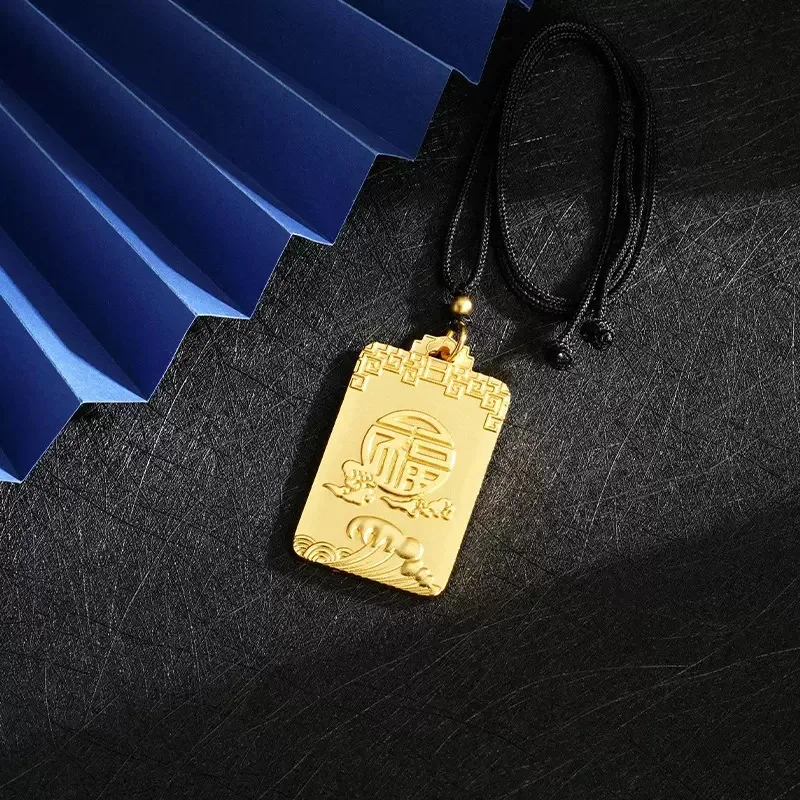 Chénglàng Huāliàn(乘浪花链) · Adorn — “Ride the Waves” Pendant | AU999 24K Gold · Fearless Unisex Talisman · NGTC Certified 5 kf S250ce3f7a4234af8bfcdf3cede6dadbcu