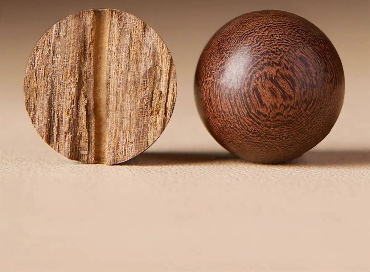 楠曜福契·Goldbliss — Natural Golden Silk Sandalwood Bracelet | Buddha Beads · Crystal Accent · Cultural Strand for Lovers 9 kf S50dc6db5be034465b356e89075190b824