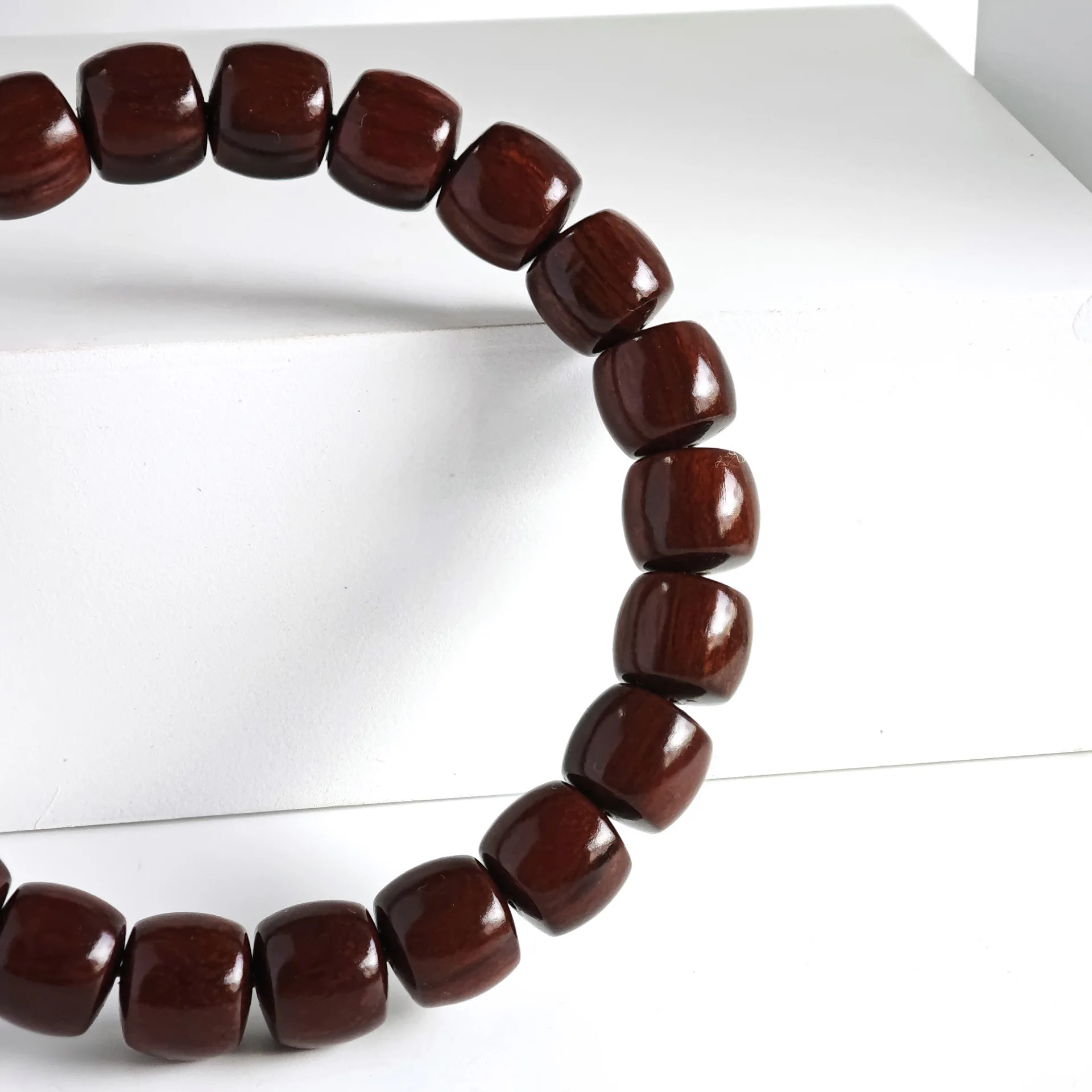 曜檀百行·Zitanflow — Small Leaf Red Sandalwood Buddhist Prayer Beads Bracelet | Indian Origin · Vintage Unisex Edition 4 kf S82131b02065d4f558b433a4504469e6e9
