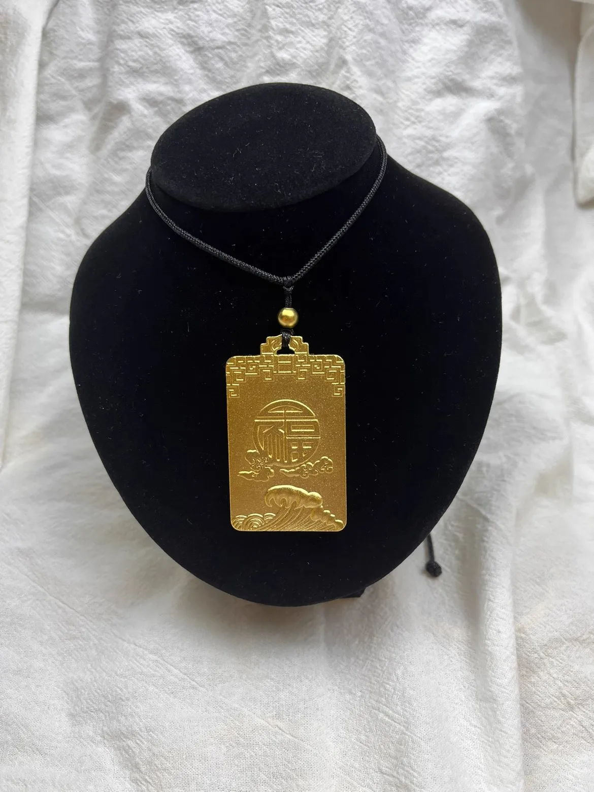 Chénglàng Huāliàn(乘浪花链) · Adorn — “Ride the Waves” Pendant | AU999 24K Gold · Fearless Unisex Talisman · NGTC Certified 6 kf S9900d47aa78447acbda48fcb573ff727d