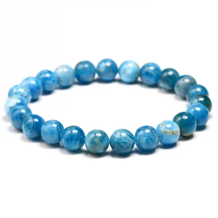 澄曜铭心·Ocean Blue Apatite Bracelet — Personalized Edition | Classic Strand · Letter Customization
