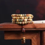Wéntiān Bōdí（文天菩提) · Adorn — Dunhuang-Inspired Multi-Circle Bodhi Root Bracelet | Abacus Beads · Handheld Cultural Strand