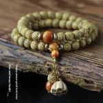 莲磨佛契·Lotusgrind — Original DIY Handmade Bracelet | Milled Lotus Seed · Bodhi Zi Buddha Beads · Woven Prayer Chain