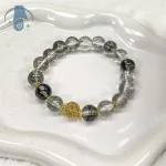 翠曜心镜·Z444 Green Phantom Bracelet — MUKO GEMS | Adjustable Rope Chain · Ethnic Style · Semi-precious Crystal Beads - Image 6