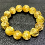 Cat’s Eye Golden Hair Crystal Bracelet — Collector’s Edition for Lovers | Classic Stone Strand Jewelry from Fujian - Image 4