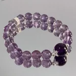 Double A Natural Brazilian Amethyst Versatile Design Fashionable Elegant Bracelet Jewelry