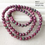 曜赤翠环·HL013 Ruby Zoisite Bracelet — MUKO GEMS | 3-Lap Stretch Design · CCGTC Certified · Grade AAAAA - Image 5