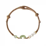 High-concerned chemical: None Chain Type: Rope Chain Shapepattern: Geometric Setting Type: None Material: YARN Style: Classic Clasp Type: None Gender: Unisex Metals Type: None Bracelets Type: Charm Bracelets Origin: Mainland China CN: Guangdong Item Type: BRACELETS Fine or Fashion: Fashion material quality: Cord style 1: Ethnic Style Popular elements: Pearl, China-Chic Year/season of launch: Autumn 2022 style: Women's style - Image 5