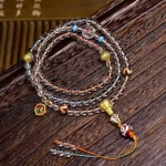 涤心滴·AguaClair Agate Pendant — mm | Water Drop Shape · Brazilian Origin · Ethnic Fine Jewelry - Image 4