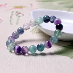 澈曜环境·Fluorite Ethnic Bracelet — Wholesale Edition | Multicolor Crystal Strand · Unisex Ornament · Party & Ritual Wear - Image 4