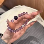 Double A Natural Brazilian Amethyst Versatile Design Fashionable Elegant Bracelet Jewelry - Image 3