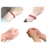 Strawberry Quartz Bracelet — Peach Blossom Romance Edition | NGTC-Certified Fine Crystal Jewelry for Women - Image 5