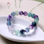 澈曜环境·Fluorite Ethnic Bracelet — Wholesale Edition | Multicolor Crystal Strand · Unisex Ornament · Party & Ritual Wear - Image 2