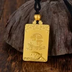 Chénglàng Huāliàn（乘浪花链) · Adorn — “Ride the Waves” Pendant | AU999 24K Gold · Fearless Unisex Talisman · NGTC Certified - Image 3