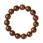 楠曜福契·Goldbliss — Natural Golden Silk Sandalwood Bracelet | Buddha Beads · Crystal Accent · Cultural Strand for Lovers - Image 5