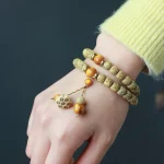 莲磨佛契·Lotusgrind — Original DIY Handmade Bracelet | Milled Lotus Seed · Bodhi Zi Buddha Beads · Woven Prayer Chain - Image 4