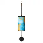 Yùnzhōng Jiǔshēng（韵中九声） · Hluru — Bamboo Windchime 9 Rods | Ceramic & Enamel Wind Bell · Seasonal Chord Harmony for Garden, Patio & Zen Meditation - Image 2