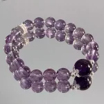 Double A Natural Brazilian Amethyst Versatile Design Fashionable Elegant Bracelet Jewelry - Image 6