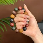 Wǔxíng Héxiāng（五行合香) · UMQ — Five-Way Incense Bead Bracelet | Unisex · Mood Tracker · Rope Chain · Vintage Wood Aromatherapy Jewelry - Image 3