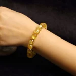 Cat’s Eye Golden Hair Crystal Bracelet — Collector’s Edition for Lovers | Classic Stone Strand Jewelry from Fujian - Image 5